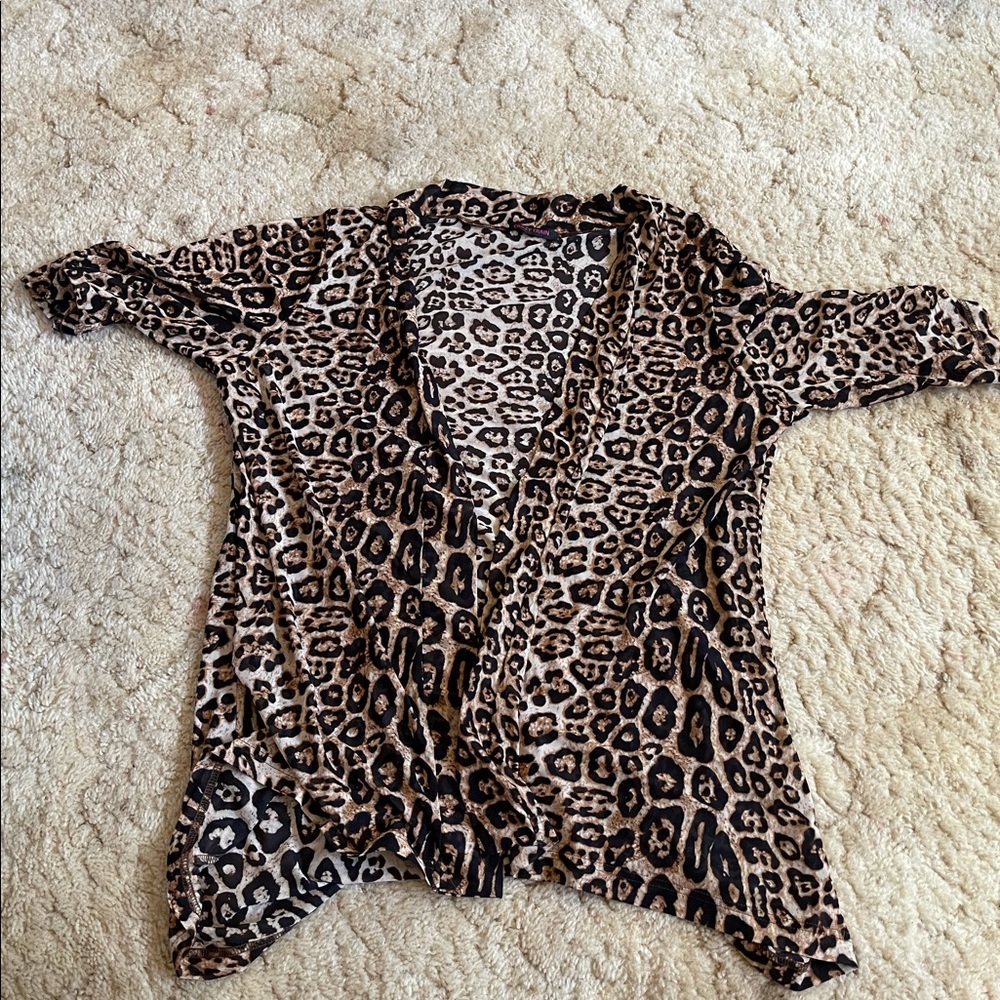 Crazy train sheer cardigan